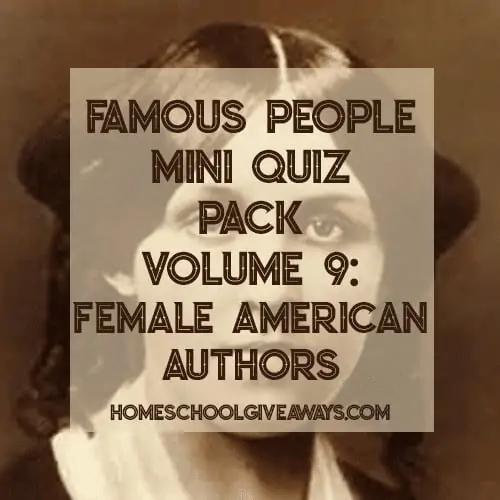 Famous People Mini Quiz Pack Volume 9 - Female American Authors