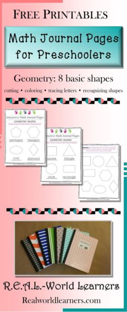 FREE Printable Math Journal Pages