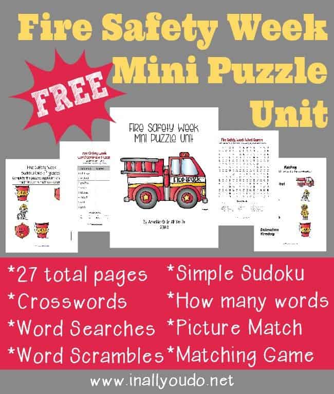 Fire Safety Week Resources Homeschool Giveaways