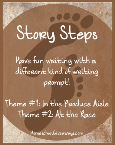 Story Steps Writing Prompts - In the Produce Aisle and At the Race