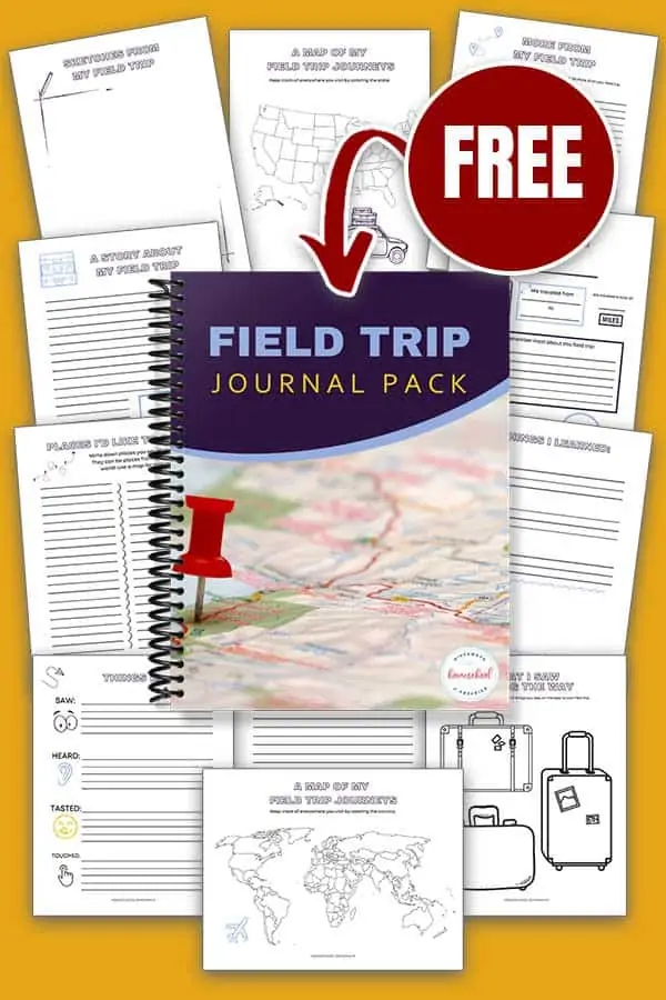 field trip journal printable