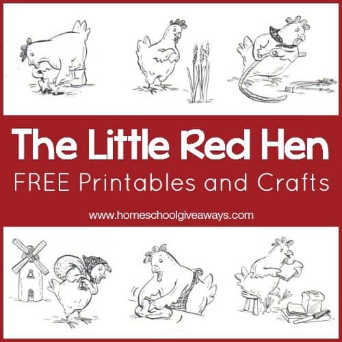 Little Red Hen Template