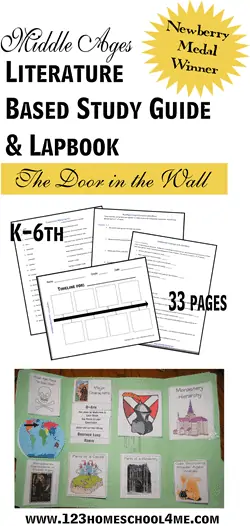FREE The Door in the Wall Study Guide and Lapbook www.homeschoolgiveaways.com Download these helpful resources to use as you read and study The Door in the Wall!