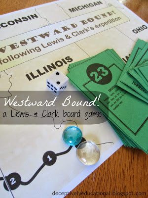 FREE Printable Lewis &amp; Clark Board Game