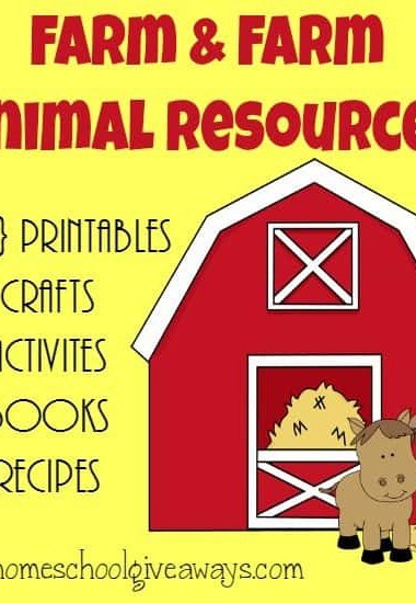 Kids enjoy learning about farming and farm animals. Check out this HUGE List of resources to make your unit AWESOME! :: www.homeschoolgiveaways.com