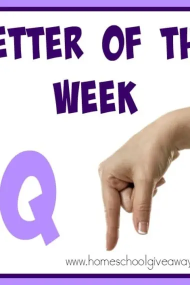 Teaching the letter "Q" can be tricky. It's a letter that gets confused a lot, but here are 75+ resources to help you out! :: www.homeschoolgiveaways.com