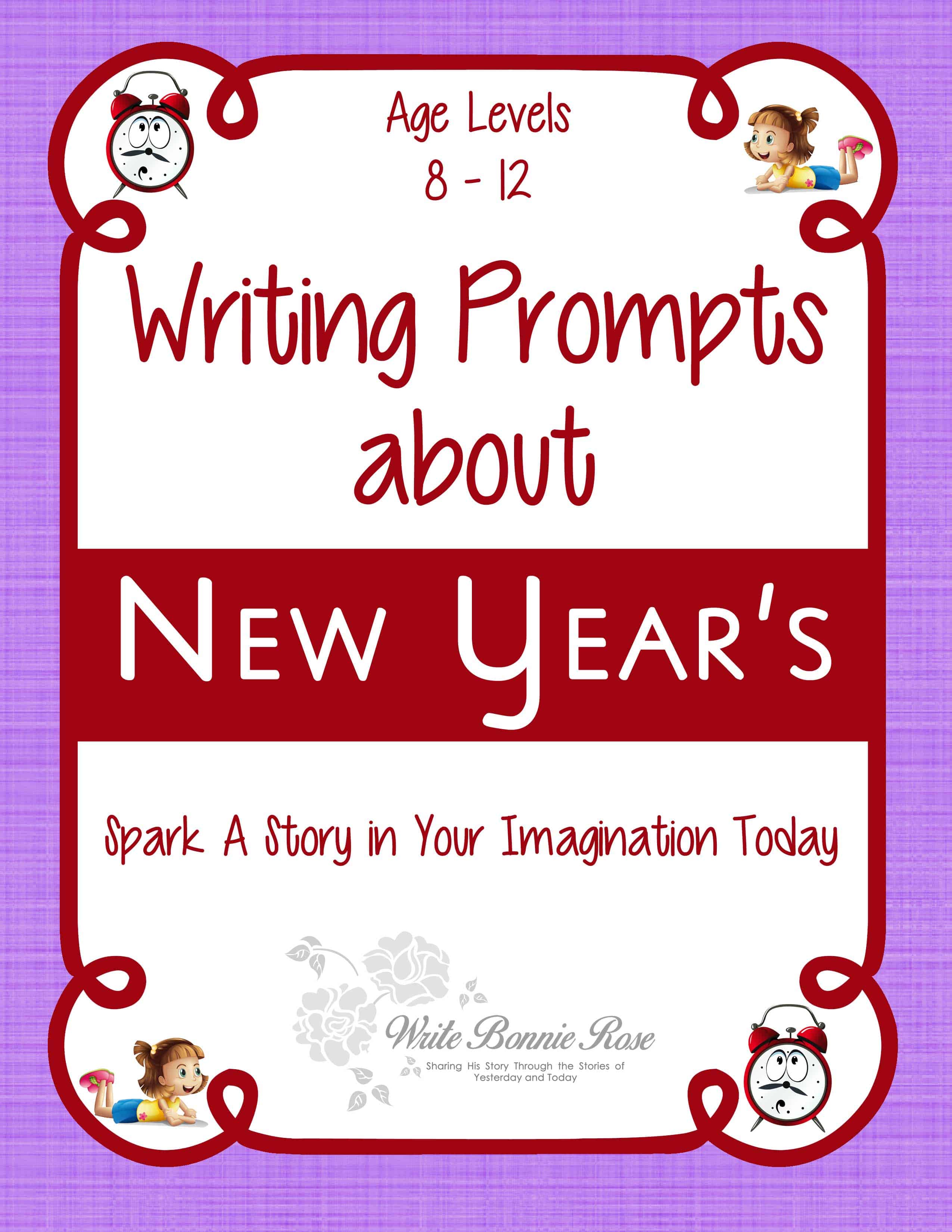 FREE Writing Prompts About New Year's - Homeschool Giveaways