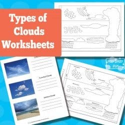 FREE Printable Types of Clouds Worksheets - Homeschool Giveaways