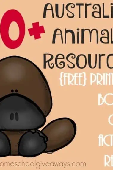 If you're studying Australian Animals, check out these great resources! From printables to crafts to books to recipes and more! :: www.homeschoolgiveaways.com