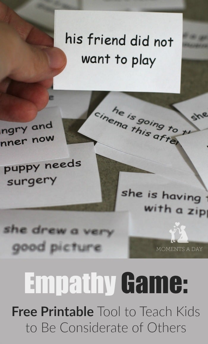 FREE Printable Empathy Card Game