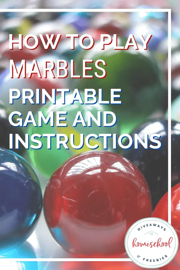 how to play marbles with printables game and instructions