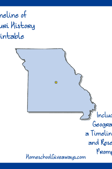 Missouri State History Printable