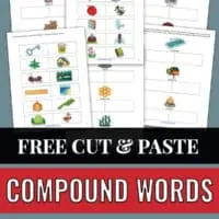 cut and paste compound word pages