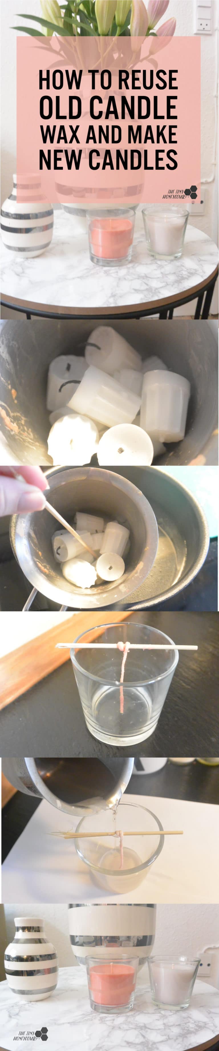 How to Reuse Old Candle Wax to Make New Candles Homeschool Giveaways