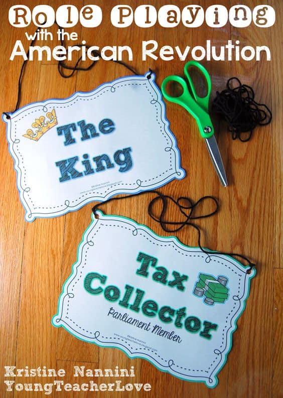 FREE Printable Role Playing With The American Revolution Homeschool