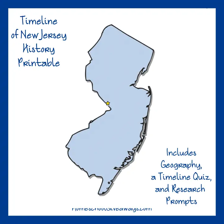 New Jersey History Printable