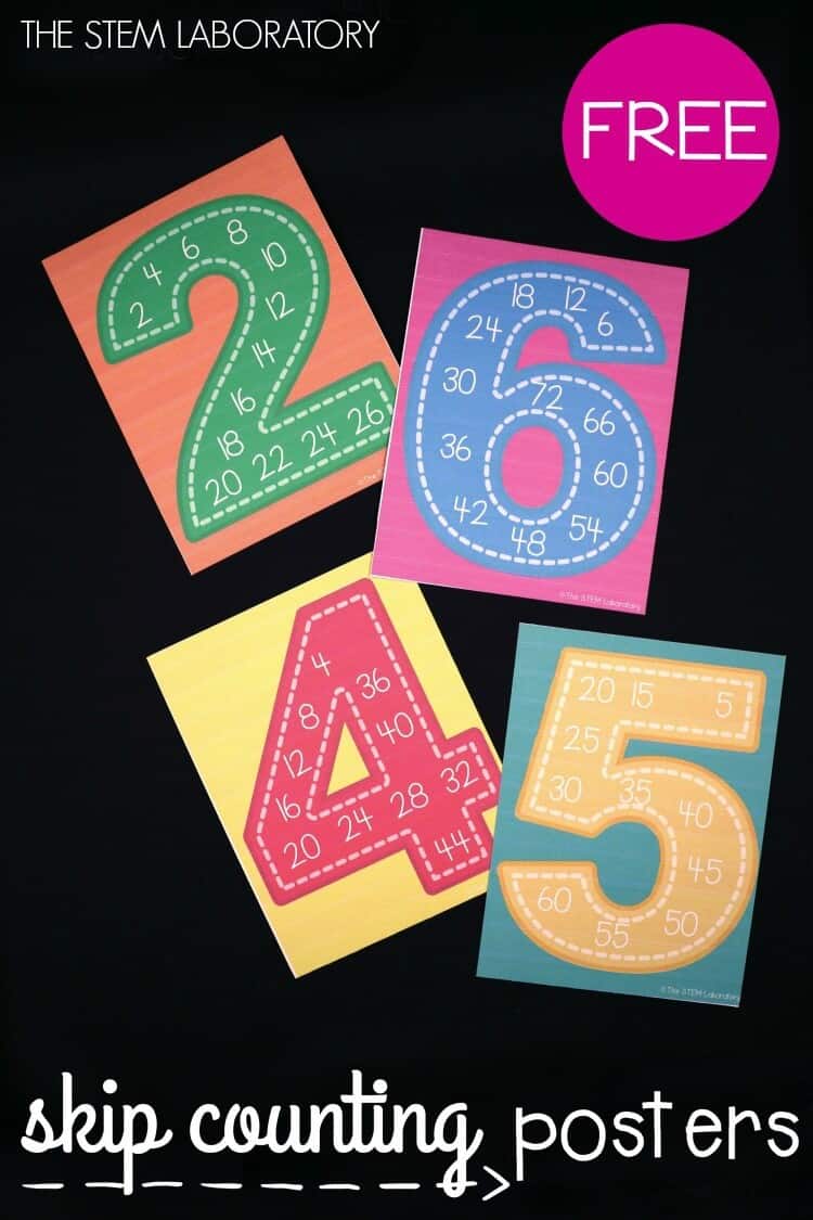 FREE Skip Counting Posters
