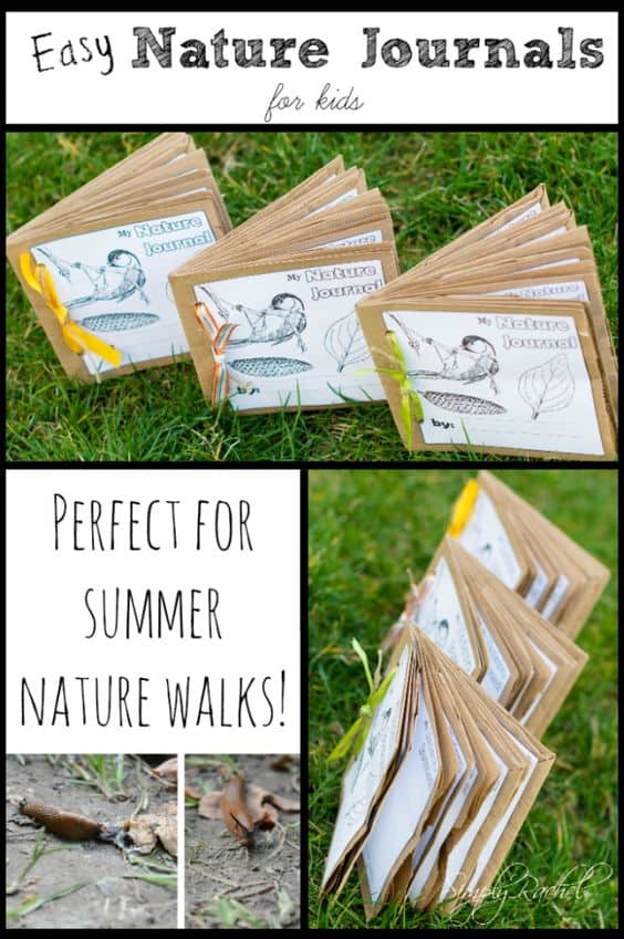 Easy Nature Journals For Kids Homeschool Giveaways