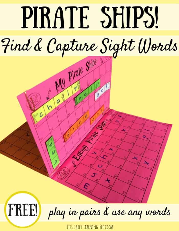 FREE Printable Sight Word Game