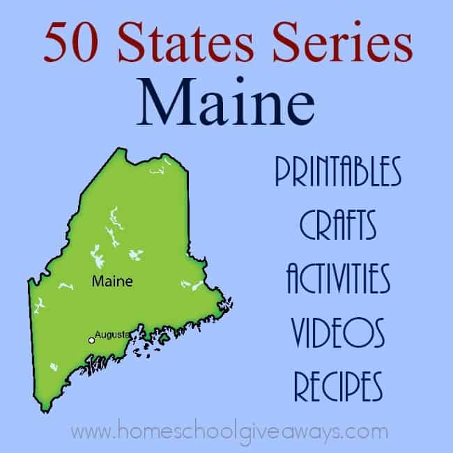 I have gathered everything you need to teach and learn about the great state of Maine. :: www.homeschoolgiveaways.com