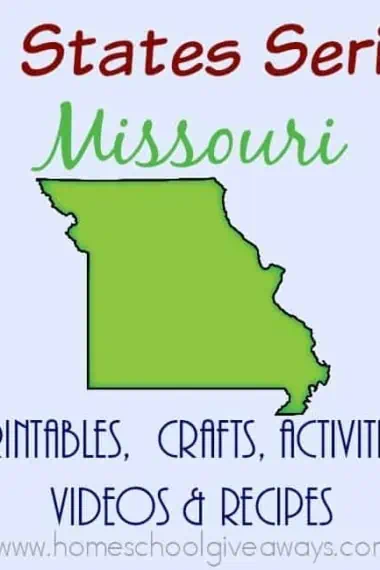 I have gathered everything you need to teach and learn about the great state of Missouri. :: www.homeschoolgiveaways.com