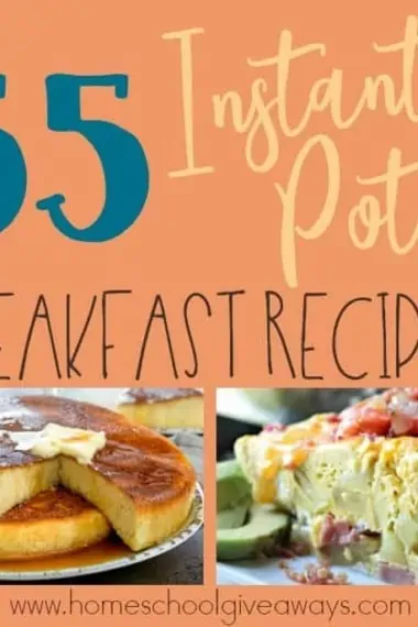 Breakfast can be both healthy and quick! Check out these Instant Pot Breakfast Recipes that are sure to start your day off right! :: www.homeschoolgiveaways.com