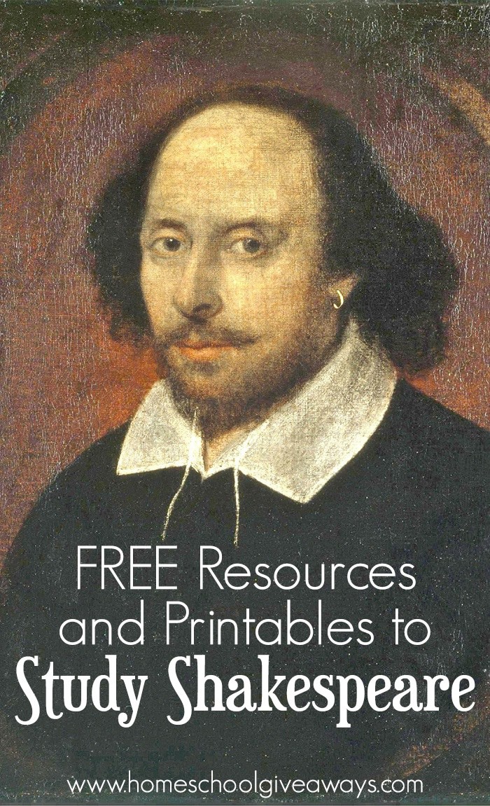 FREE Resources and Printables to Study Shakespeare