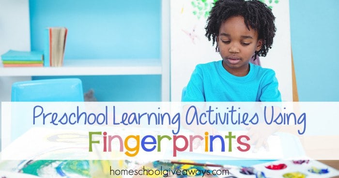 Preschool Learning Activities Using Fingerprints