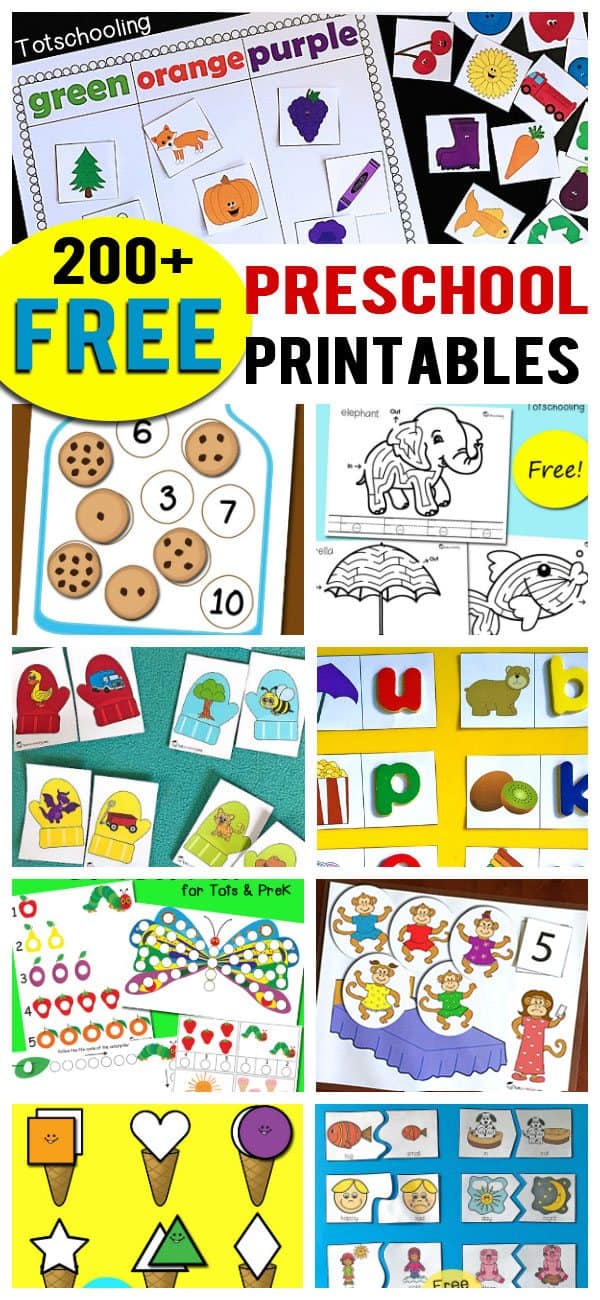 Kindergarten Activity Sheets Kindergarten