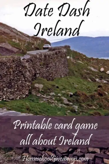 Free Irish History Card Game - Date Dash Ireland