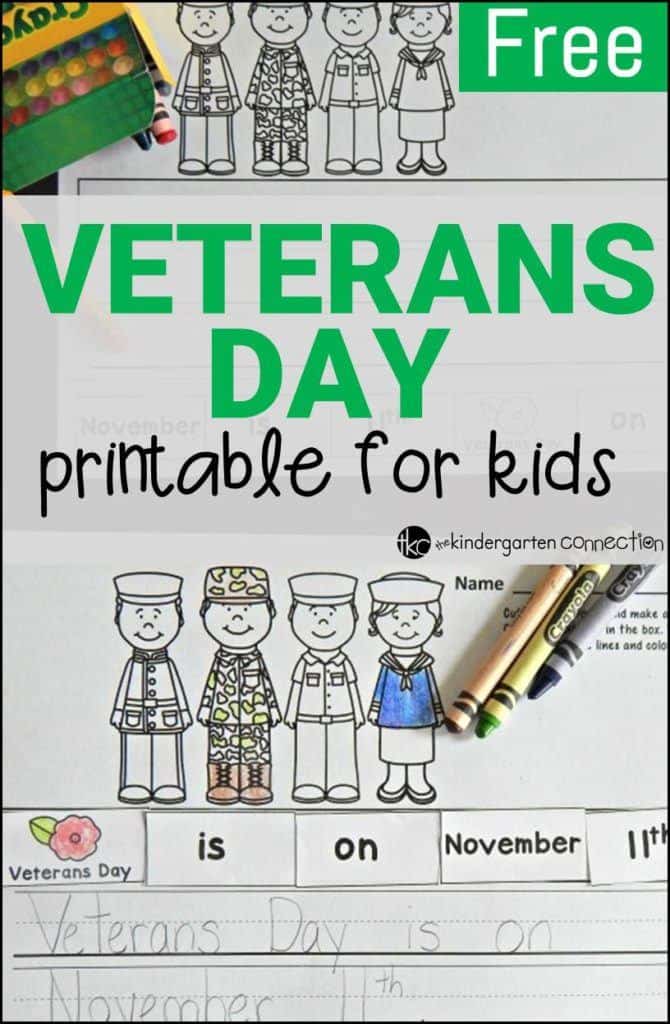 FREE Printable Veterans Day Worksheet - Homeschool Giveaways