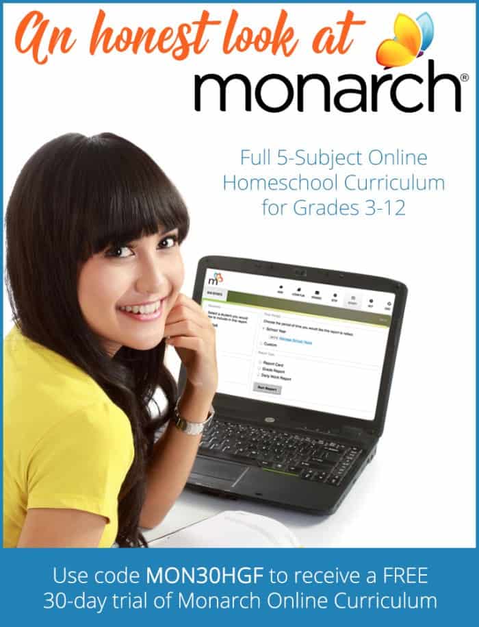 An Honest Look at Monarch Online Homeschool Curriculum