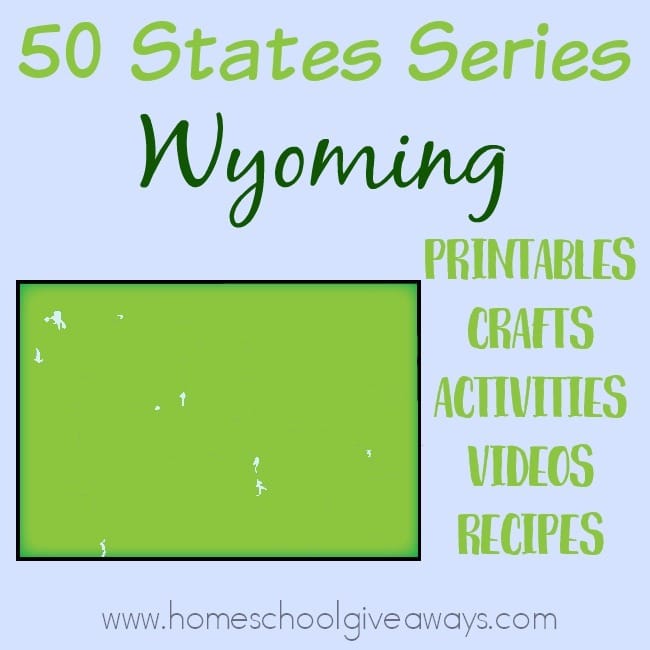 Everything you need to teach and/or learn about the great state of Wyoming. From free printables to must see places to visit, to crafts, activities and more! :: www.homeschoolgiveaways.com
