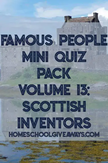Famous People Mini Quiz Pack Volume 13-Scottish Inventors