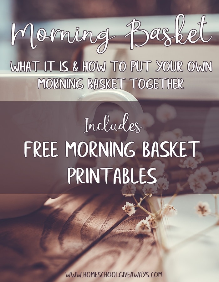 morning time basket printables