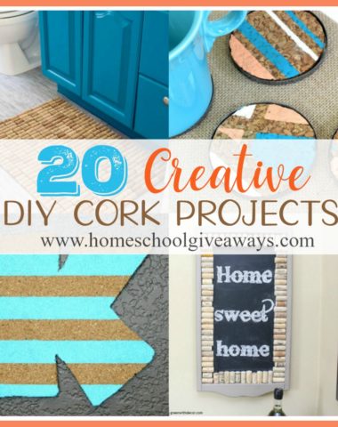 Have you ever thought about using wine corks to create fun projects? Check out these creative DIY projects that you can make with your kids! :: www.homeschoolgiveaways.com