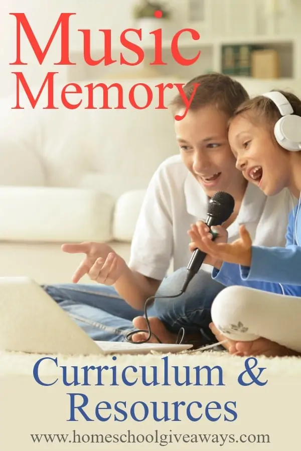 Music Memory Curriculum & Resources text with image of kids sharing microphones