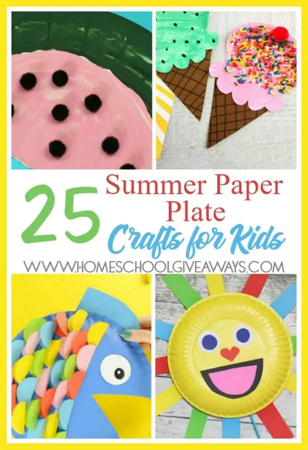 25 Summer Paper Plate Crafts for Kids