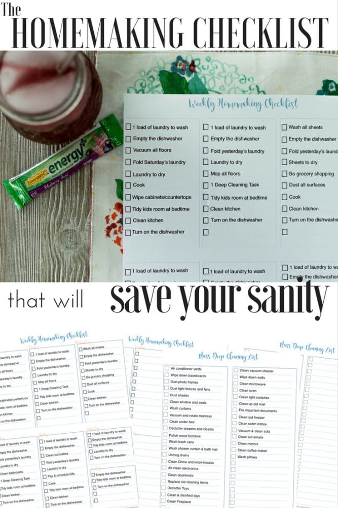 The-Homemaking-Checklist-Pinnable-Image