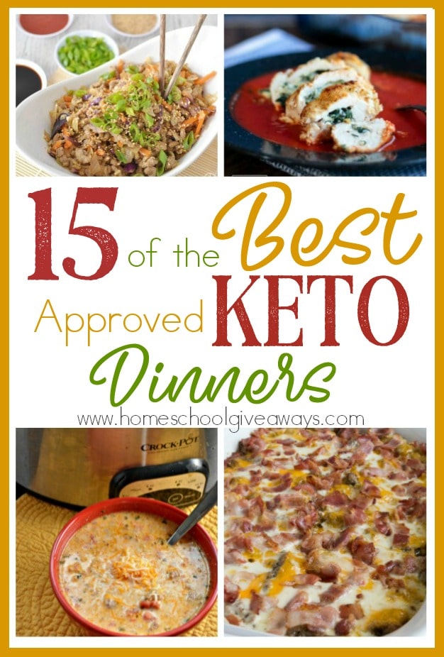 One of the most common complaints about the Keto diet is that people on a diet feel like they have to give up their favorite foods just to lose weight! This couldn’t be further from the truth! Check out these 15 approved dinners! #KETO #ketorecipes #ketolife #ketodiet #lowcarb