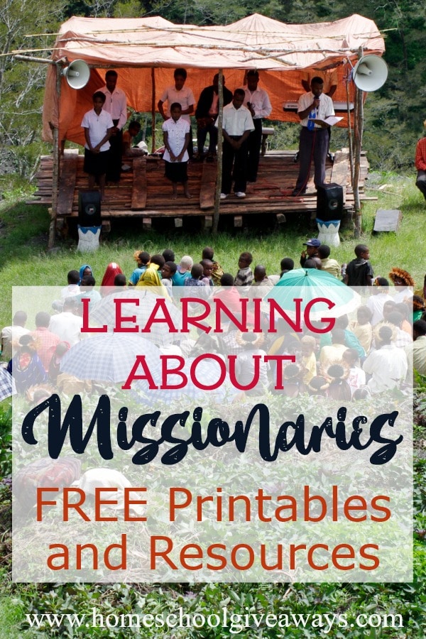 Learning About Missionaries Free Printables and Resources