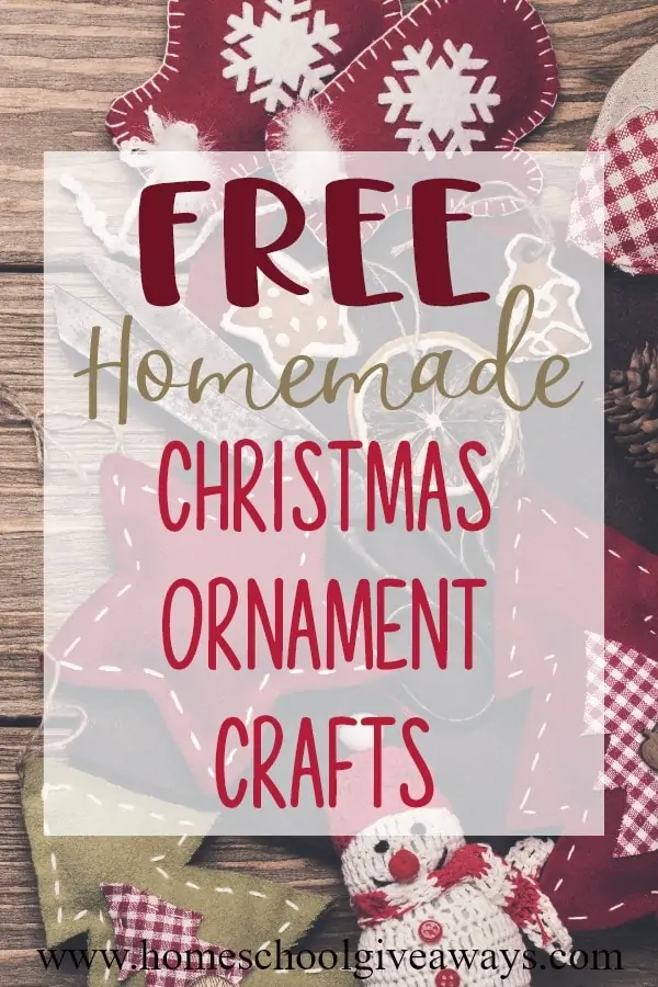 Free Homemade Christmas Ornament Crafts