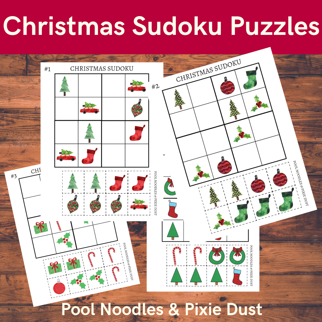 FREE Sudoku Christmas Puzzles Homeschool Giveaways