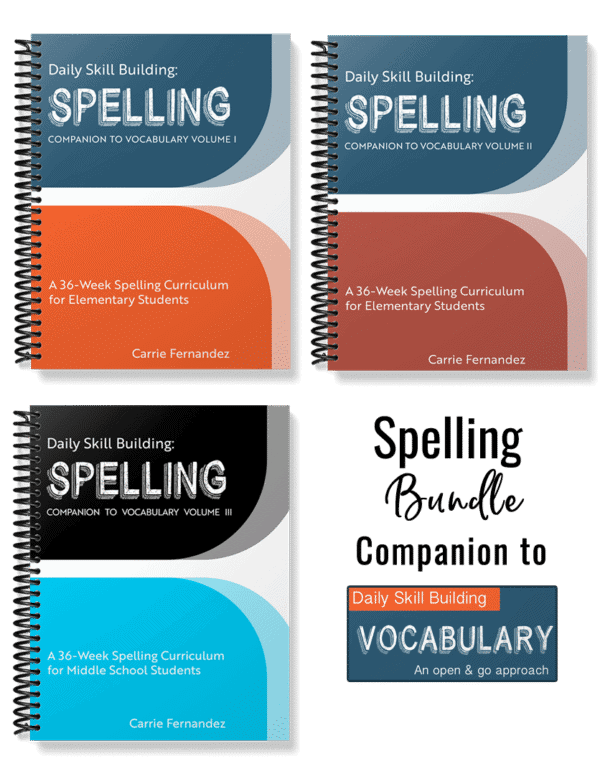Daily Skill Building Spelling Volume I (Third Fourth Grade)