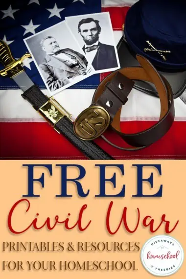 Free Civil War Printables & Resources for Your Homeschool