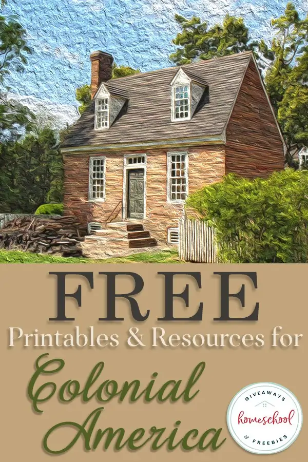 Free Printables & Resources for Colonial America