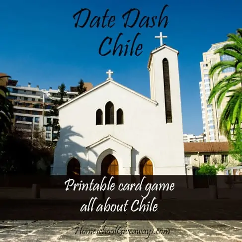 Printable Card Game About Chile