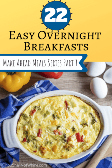 easy overnight breakfasts
