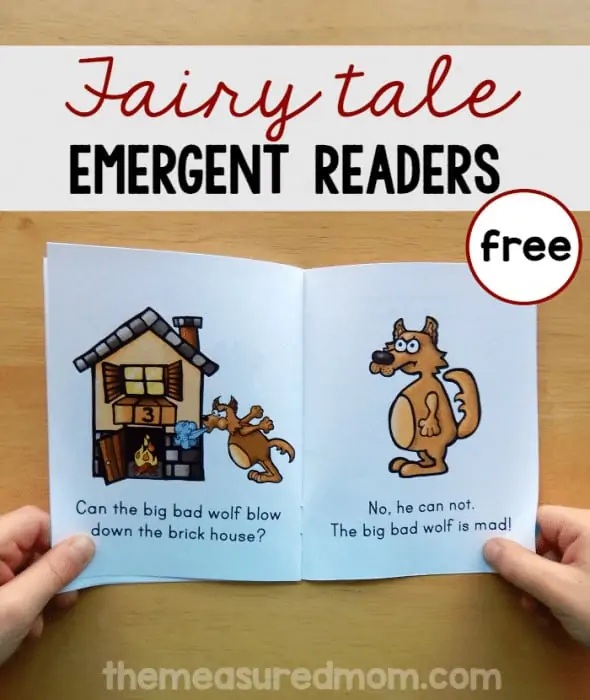 free fairytale emergent readers