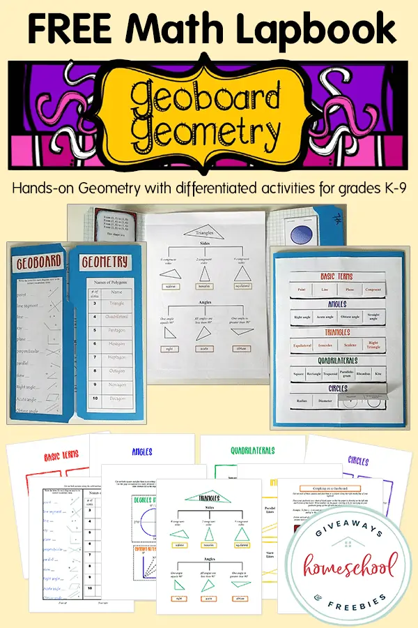 free math lapbook geometry